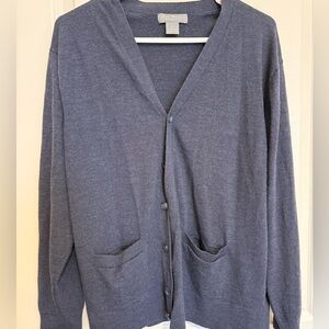 Daniel Cremieux 100% extra fine wool cardigan sweater